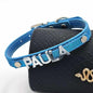 Stylisches Glitzer Hundehalsband mit Namen aus Strass-Buchstaben - Medikratz 